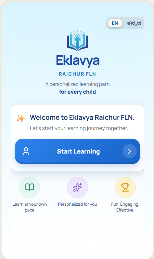 Eklavya AI learning platform